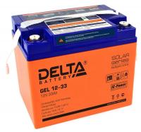 Аккумулятор герметичный свинцово-кислотный Delta GEL 12-33