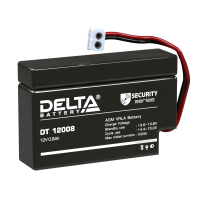 Аккумулятор свинцово-кислотный Delta DT 12008 (T9)