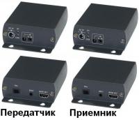 Удлинитель HDMI, ИК-сигнала, RS232 HE01F