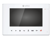 Видеодомофон Optimus VMH-7.1 (белый/черный)