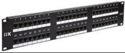 ITK 2U патч-панель кат.5Е UTP PP48-2UC5EU-D05, 2U, 48 портов (Dual)