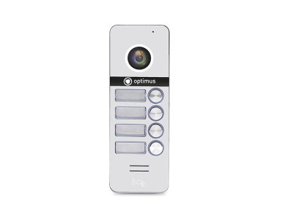Панель видеодомофона Optimus DSH-1080/3 (белый/черный)
