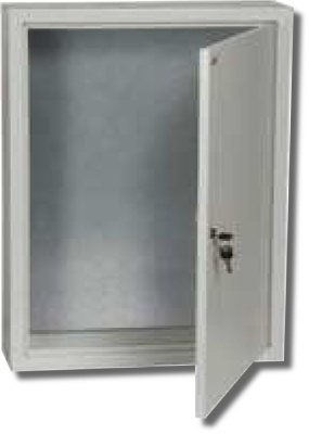Шкаф металлический с монтажной платой ЩМП-6-0 36 УХЛ3 IP31, 1200x750x300 (YKM40-06-31)