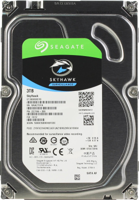 Жесткий диск (HDD) для видеонаблюдения HDD 3000 GB (3 TB) SATA-III SkyHawk (ST3000VX010)