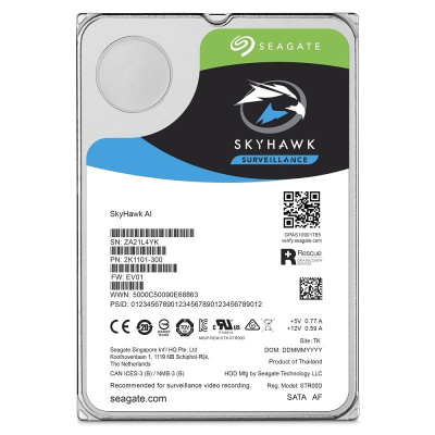 Жесткий диск (HDD) для видеонаблюдения HDD 10000 GB (10 TB) SATA-III SkyHawkAI (ST10000VE0004)